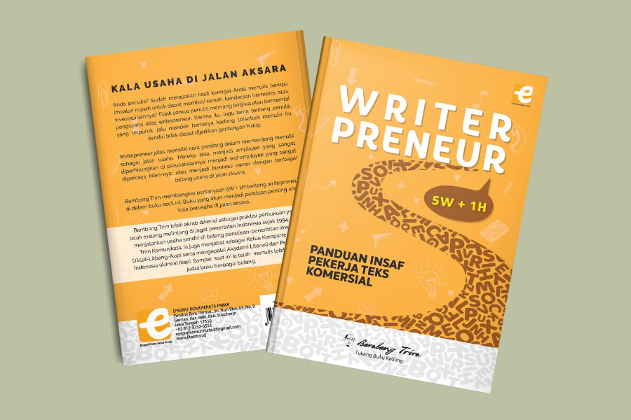 Cover Writerpreneur; Panduan Insaf Pekerja Teks Komersial